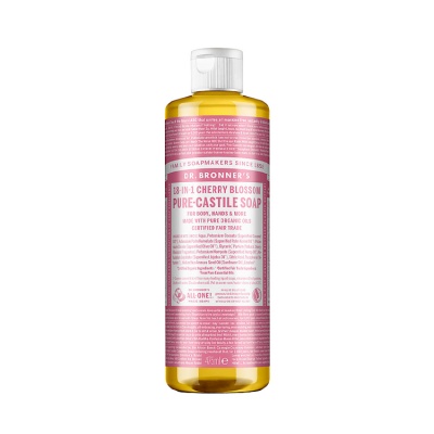 Dr Bronners Cherry Blossom Pure Castile Liquid Soap 475ml